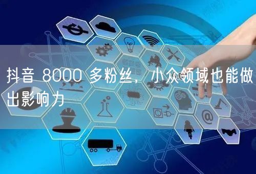 抖音 8000 多粉丝，小众领域也能做出影响力