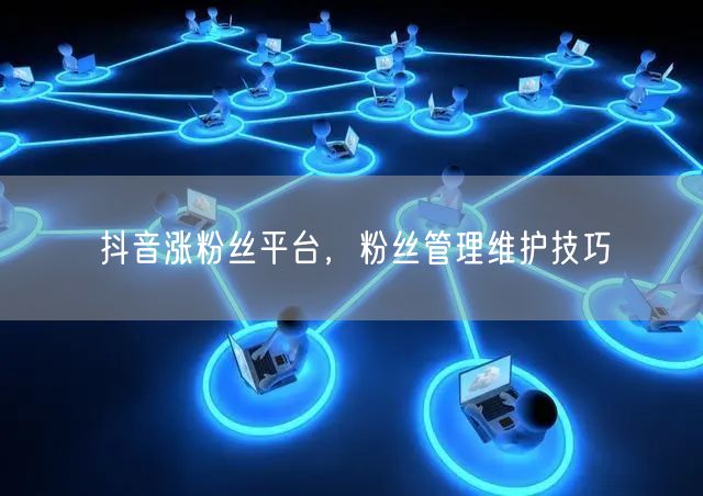 抖音涨粉丝平台，粉丝管理维护技巧