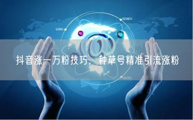 抖音涨一万粉技巧，种草号精准引流涨粉