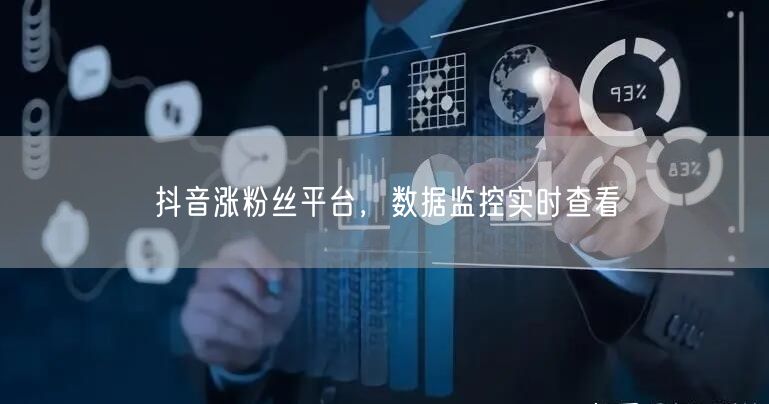 抖音涨粉丝平台，数据监控实时查看