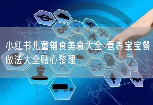 小红书儿童辅食美食大全 营养宝宝餐做法大全贴心整理