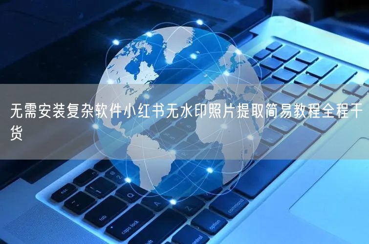 无需安装复杂软件小红书无水印照片提取简易教程全程干货