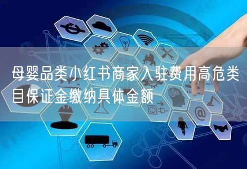 母婴品类小红书商家入驻费用高危类目保证金缴纳具体金额