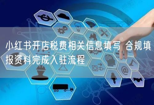 小红书开店税费相关信息填写 合规填报资料完成入驻流程
