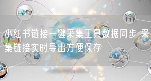 小红书链接一键采集工具数据同步 采集链接实时导出方便保存