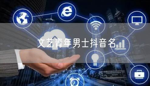 文艺青年男士抖音名